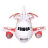 Kids Electric Airplane Toy Lights Music Openable Door High Simulated Aircraft Model with Water Mist Spray
