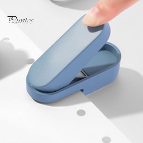 Mini Forapagina Manuale per Raccoglitore Portatile in Metallo Forapagina ad un Foro Preciso con Guscio in Plastica Regalo di Cancelleria per Insegnanti