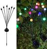 Outdoor Solar Flower Light for Garden Decoration LED RGB Fairy Light Solar Powered Lamp Decorative Lights for Landscape Backyard