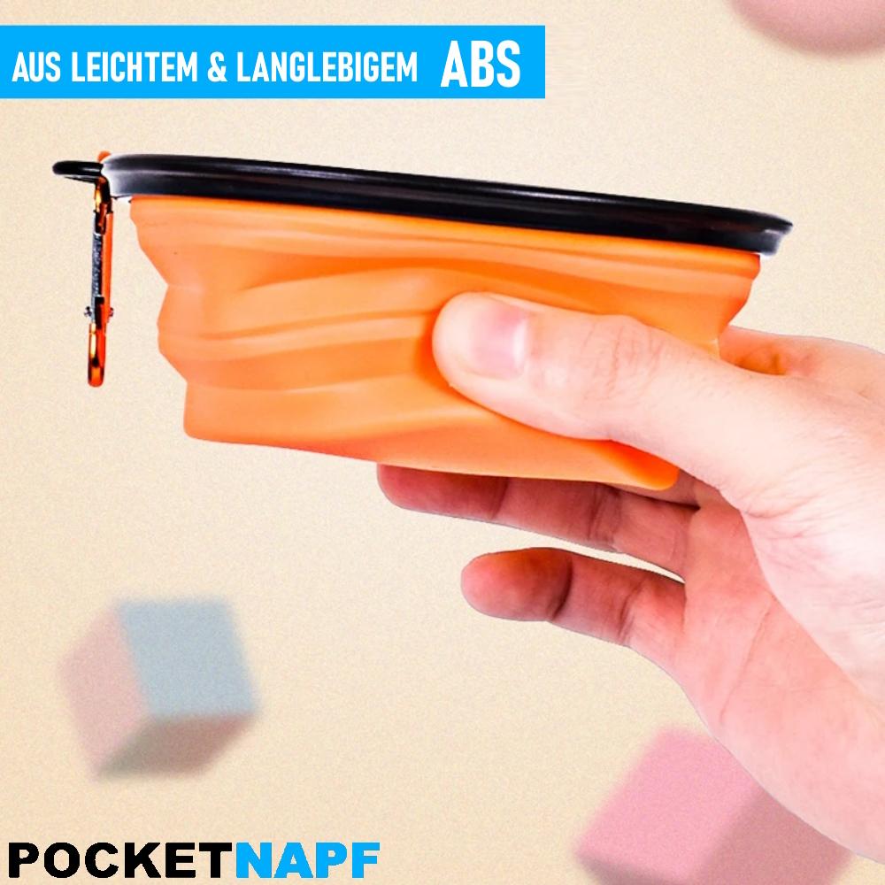 POCKET BOWLS Foldable Dog Bowl Drinking Bowl Travel Bowl Silicone Food Bowl Foldable