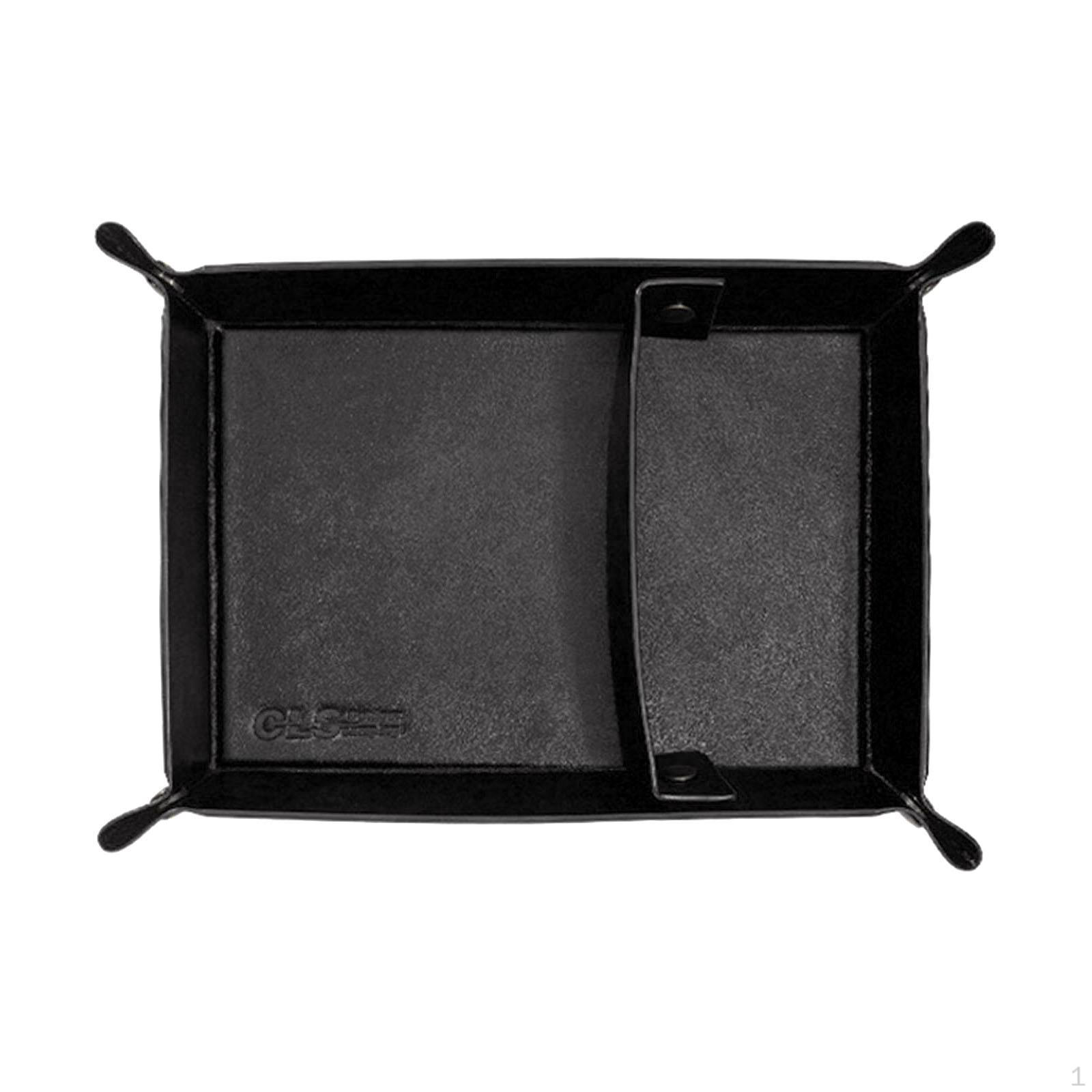 

Элегантный органайзер для ювелирных изделий из искусственной кожи для мужчин и женщин чёрный