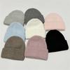 High Quality Daily Warm Beanie Hat Luxury Winter Wool Knitted Plain Beanie Hat Fashionable Daily Solid Color Outdoor Beanie Caps