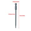 10 pcs 100mm 1 4  Hex Shank T9 Magnetic Security Star Head Screwdriver Bits Kit