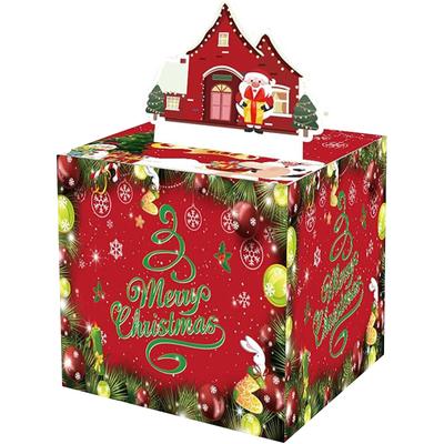 Pokladnička na hotovost Vánoční pokladnička na hotovost Dárek Vytahovací peníze Nápady na peněžní dárky Vánoce Santa Peněženky Zásuvka DIY Santa