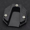 Motorcycle Side Stand Footrest Stabilizers Plate Aluminum Anti Collapse Designs Kickstand Base for Enhanced Ground Grip