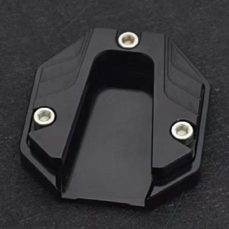 Motorcycle Side Stand Footrest Stabilizers Plate Aluminum Anti Collapse Designs Kickstand Base for Enhanced Ground Grip
