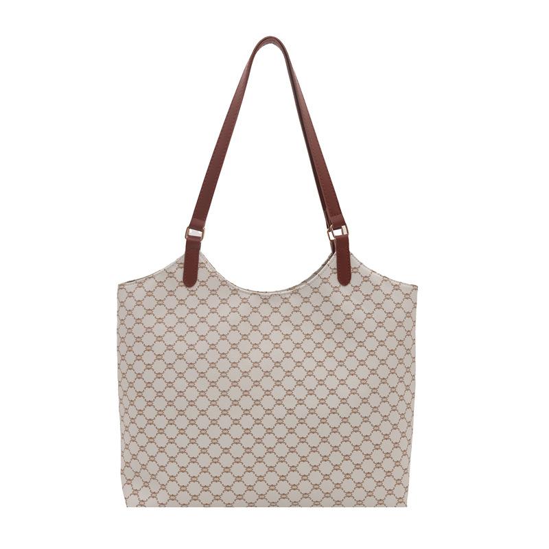 Large-capacity bag women's commuter personalized tote bag 2025 new beautiful niche trend shoulder bag textured women's bag