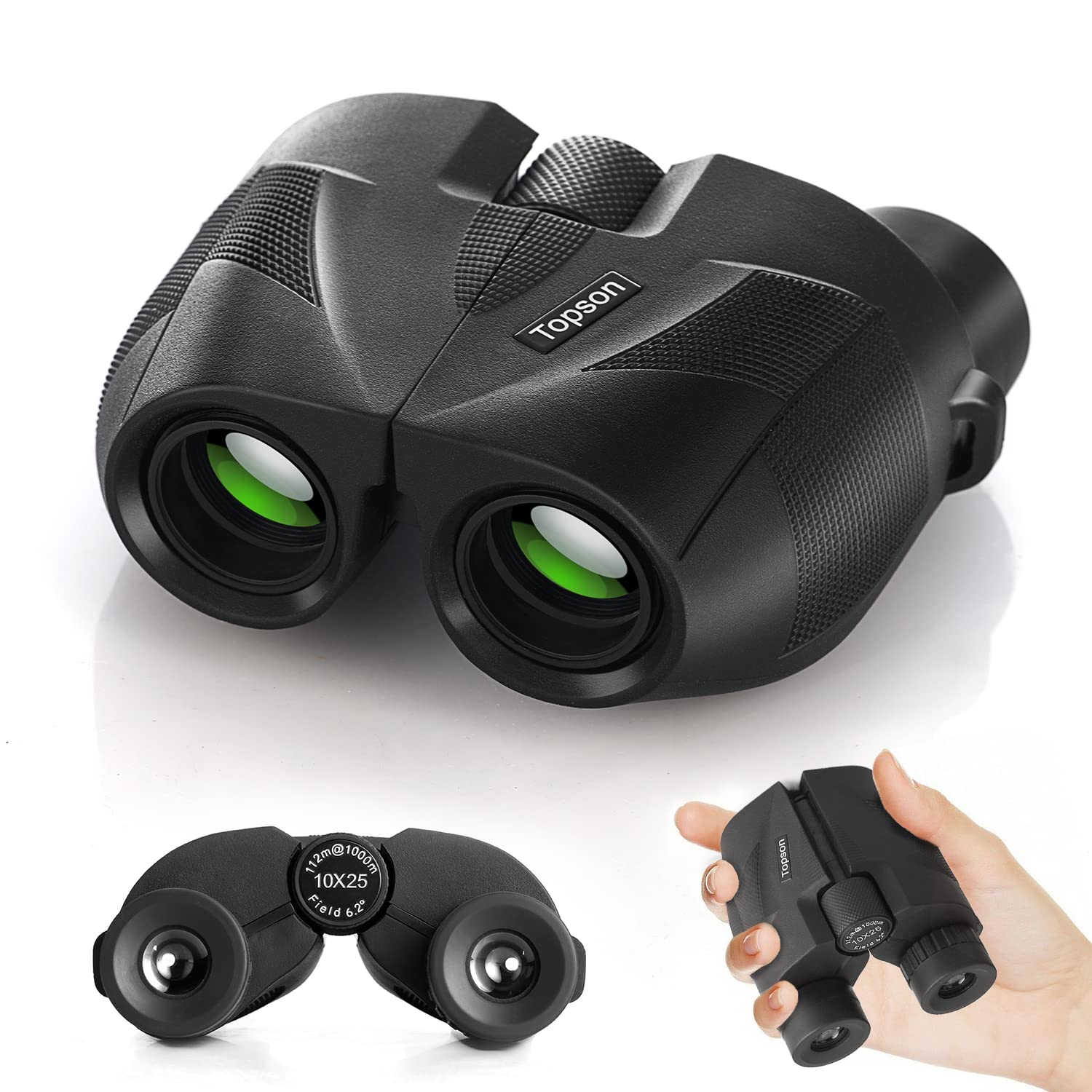 

Topson Binoculars for Live Concerts, 10x Magnification, 25mm Aperture, Perfect for Favorite Artists, Live Attendance, and More. Ultra-Lightweight