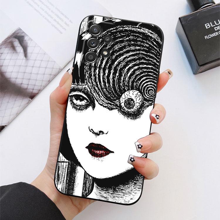 Comic T-Tomies Junjis Ito Phone Case For Samsung Galaxy S24 FE S25 Ultra A03 A04 A05 A06 A12 A13 A16 A26 A35 A36 A56 A55 Cover