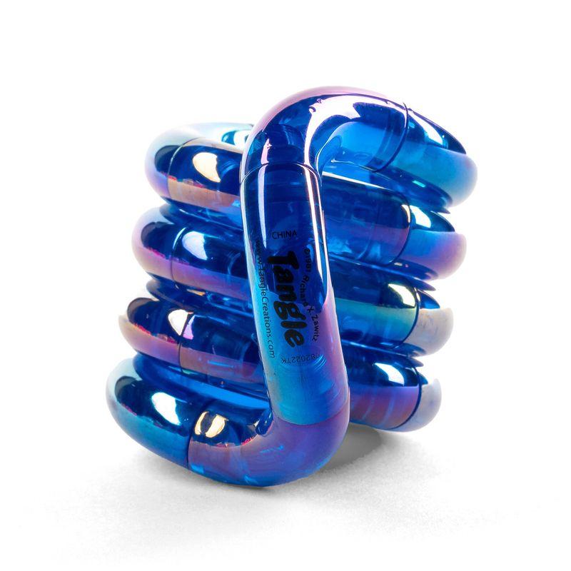 

Tangle Official Authentic Twist Gem Gems Decompression Toy ADHD Concentration Training Handy Gadget Small Toys 2411 Gem-Aquamaro