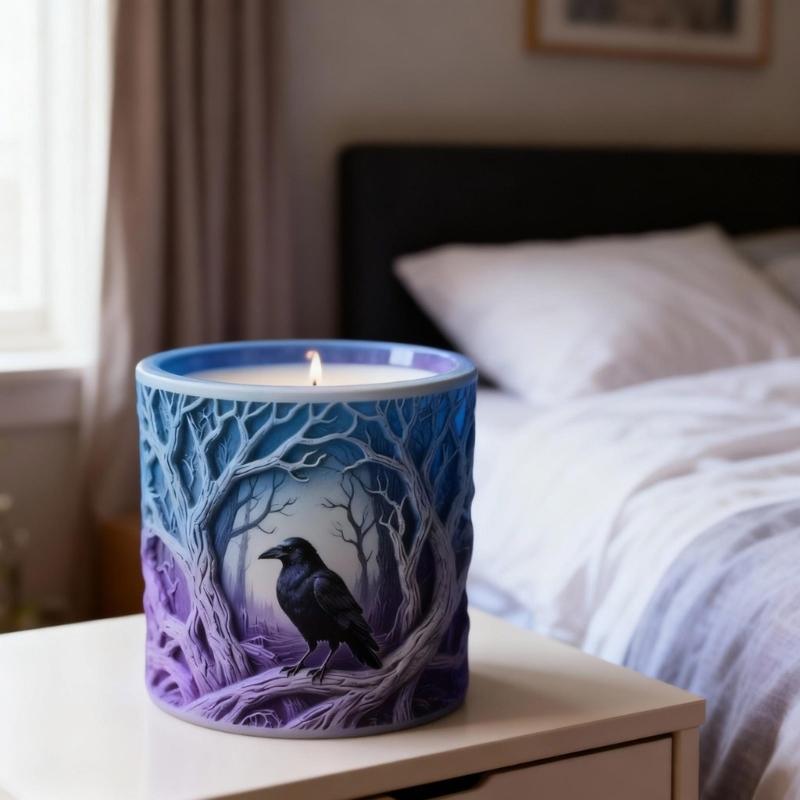 Silicone Crow Planter Craft Mold Suitable for Resin Jewelry Concrete Cement Crafting and Home Decorating Projects