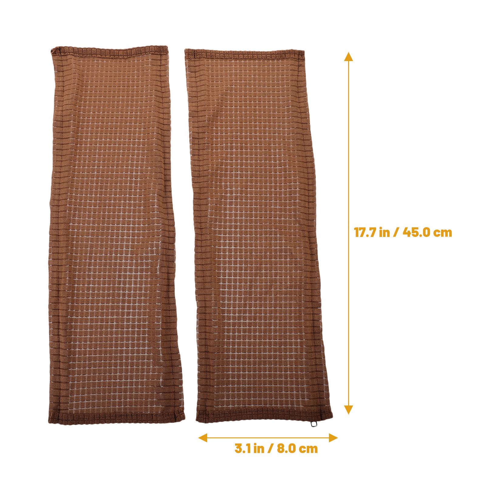 

2Pcs Thickened Polyester Chair Handle Covers Armrest Pads for Desk Office Gaming Chairs Arm Cover Protectors Removable