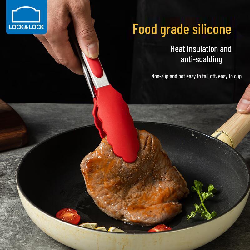 LOCK&LOCK Stainless Steel Silicone Food Clip