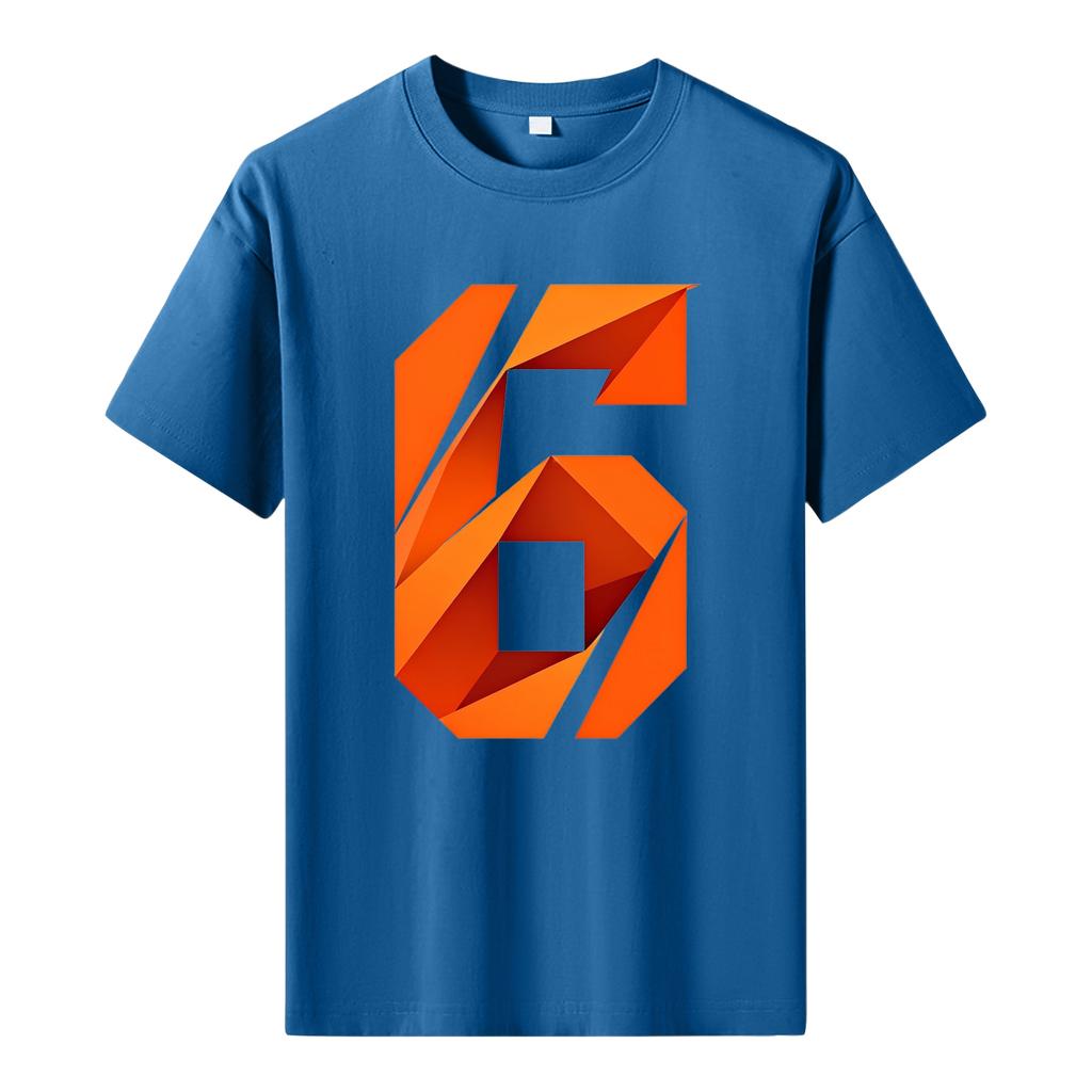 Pánské tištěné tričko s krátkým rukávem Pánský volný ležérní top s krátkým rukávem