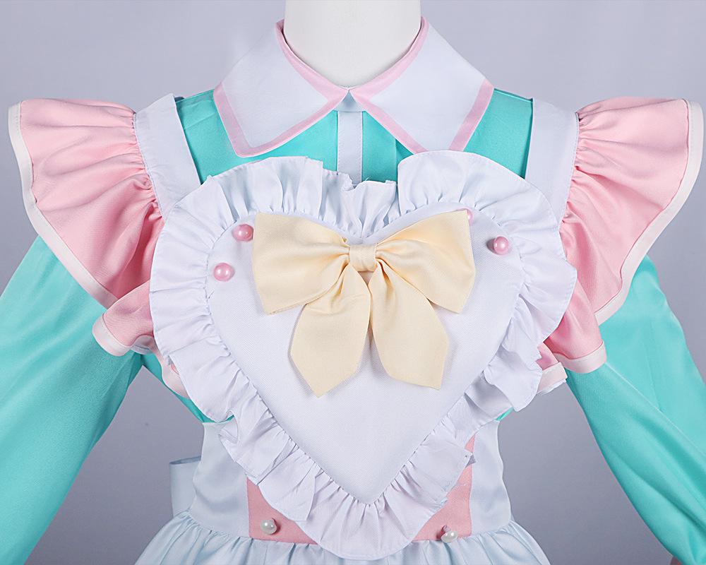 Tangtang Ametrine Maid Cosplay Costume - Streamer Girl Overdose Anime Outfit