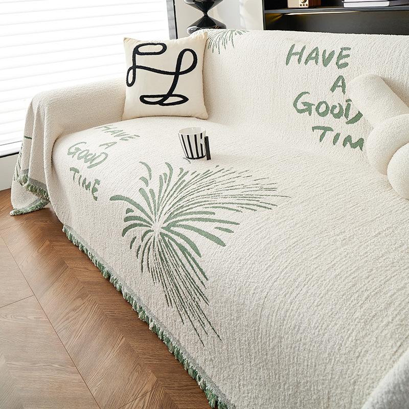 

Скандинавский простой фейерверк, диванное полотенце, синель, не царапающая диванная подушка, полная ткань, универсальный чехол, зимний чехол 180*130cm