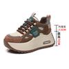 Innere Erhöhung Plateau Schuhe Damenschuhe Herbst und Winter Neu Lässig Schnürschuhe Farbkombination Studenten Laufschuhe