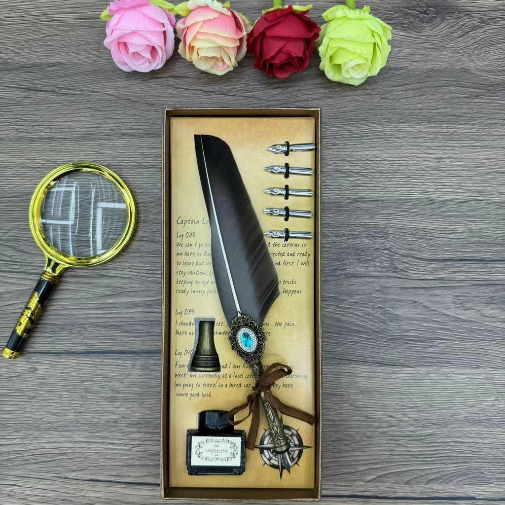 Retro Quill Business Gifts, Graduation Season, Dipping Pen, Pen, Friendship Birthday Gift