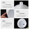 Thickened White Plastic Funnel