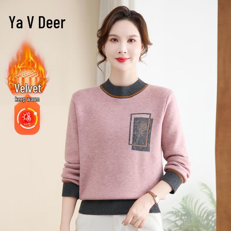 

Yalu Women s Autumn/Winter Thickened Loose Sweater 2XL