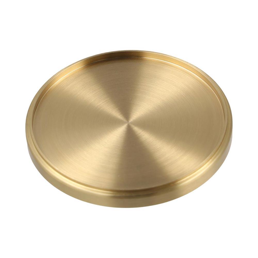 Metal Copper Cup Coasters Round Cup Tray Drink Coaster Cup Mats  Office