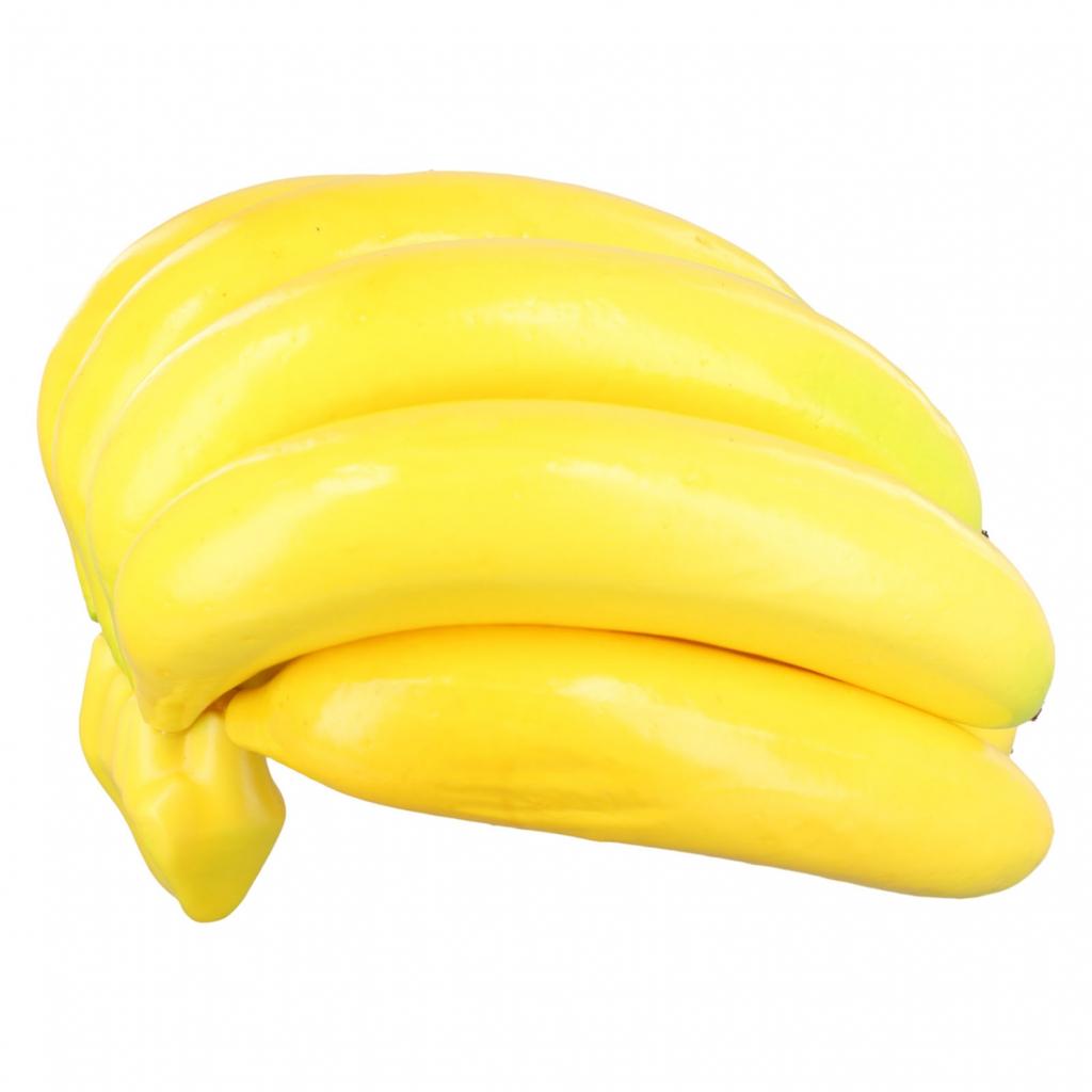 Lifelike Banana Bunch Artificial Plastic Fake Fruits Decor Prop Party Decor