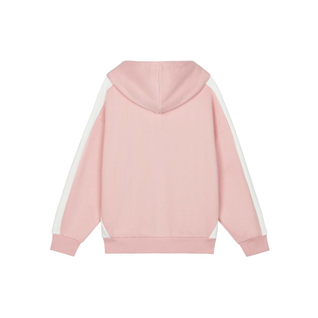 (WMNS) New Balance Splicing Hoodie Pullover Pink Red Women's AWT03398-PSN
