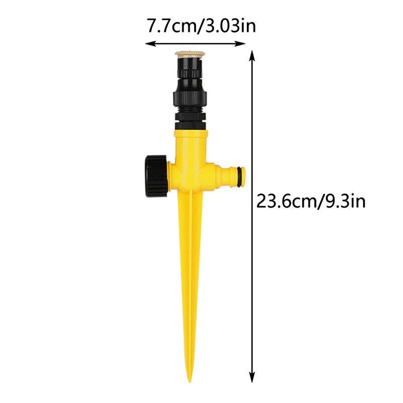 Garden Sprinkler Nozzle 360° Rotation Irrigation Watering System Automatic Agriculture Lawn Farm Plant Watering Sprinkler