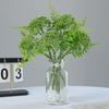 3PCS Plastic Artificial Oat Fruit Green Colorr Faux Oat Stems Green Plastic Flowers  Wedding Floral