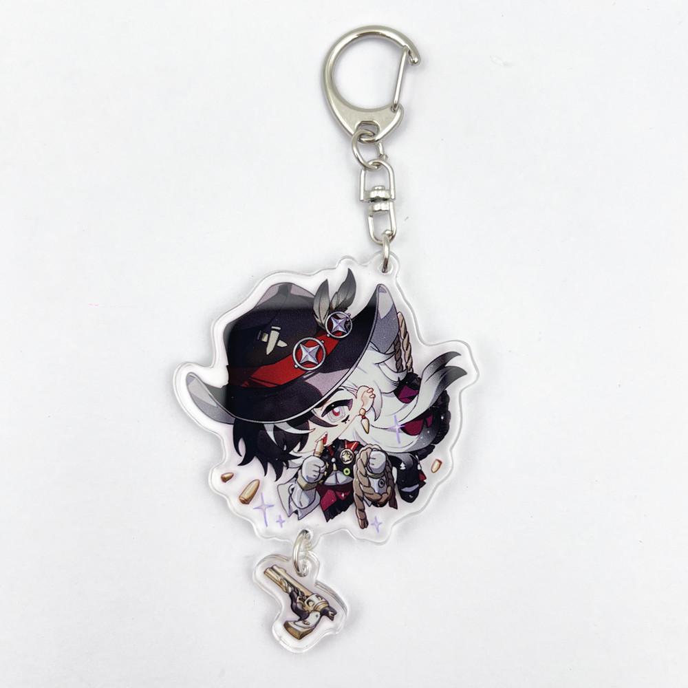Gioco Honkai Star Rail Feixiao Boothill Jiao qiu 7 Marzo Portachiavi Cosplay Ciondolo Acrilico Portachiavi Portachiavi Accessorio Borsa Oggetto di Scena