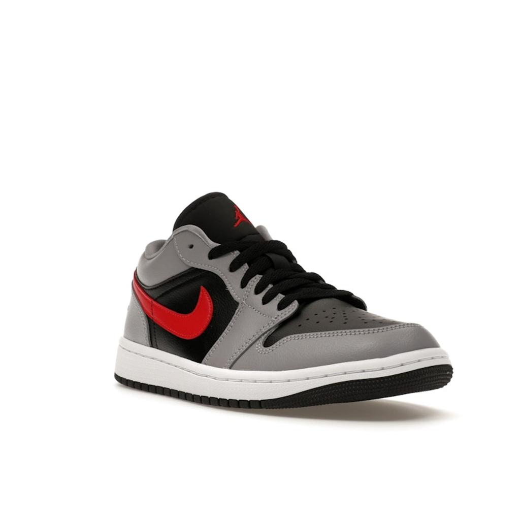Air Jordan 1 Low Cement Fire Red Women Sneakers Grey Cement-Grey Black FZ4183-002