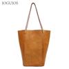 Genuine Leather Large Capacity Tote Bag for Women - High-End Commuter Shoulder Bag