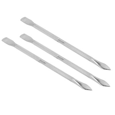 3Pcs Nail Cuticle Pusher Stainless Steel Cuticle Trimmer Remover Set Manicure Tool