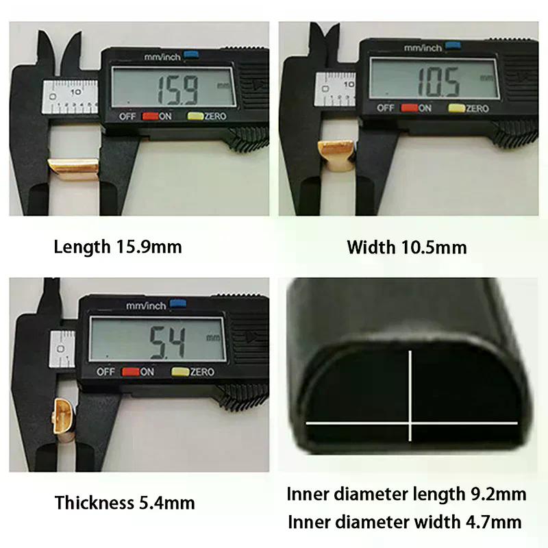 10Pcs Metal Zipper Stopper Zipper Tail Clip Stop Tail Plug Head With Screw Diy Sewing Leather Hardware Craft