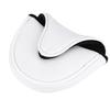 PU Leather Greeting Pine Semicircular Waterproof Magnetic Buckle Golf Putter Head Cover Club Headcovers AccessoryWhite