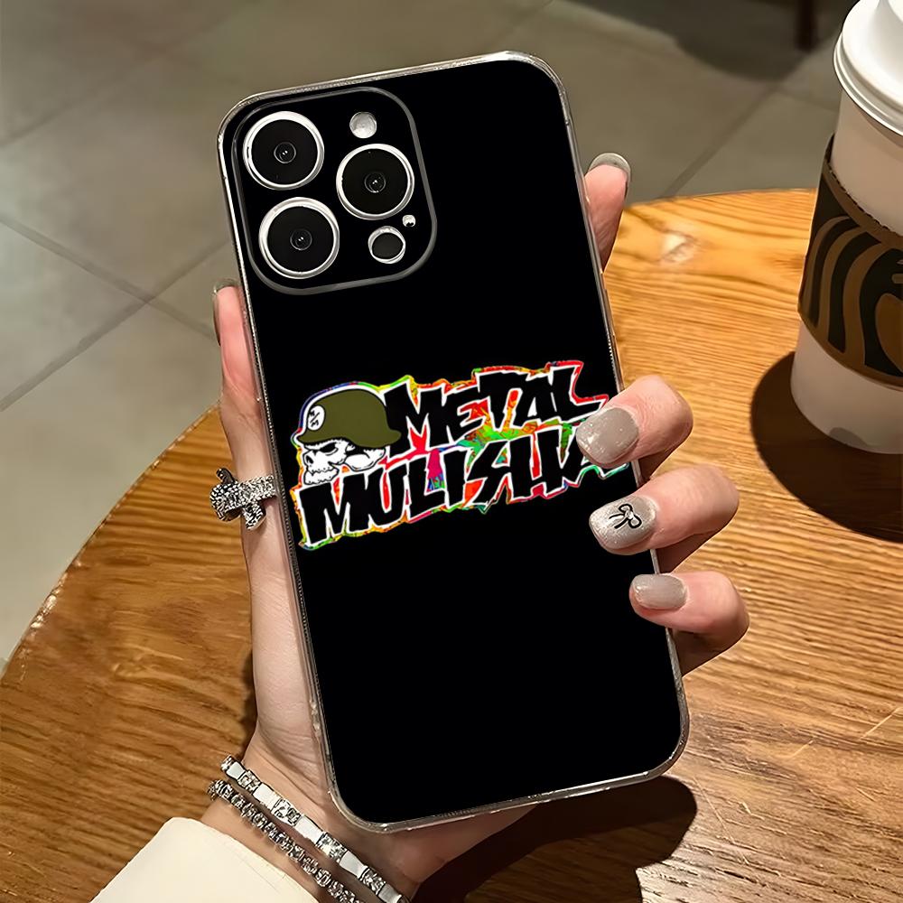 Motocross Metal Mulisha Phone Case For Iphone 15 Pro Max 14 16 Plus 12 11 13 Mini 7 8 X XR XS SE Transparent Back Cover