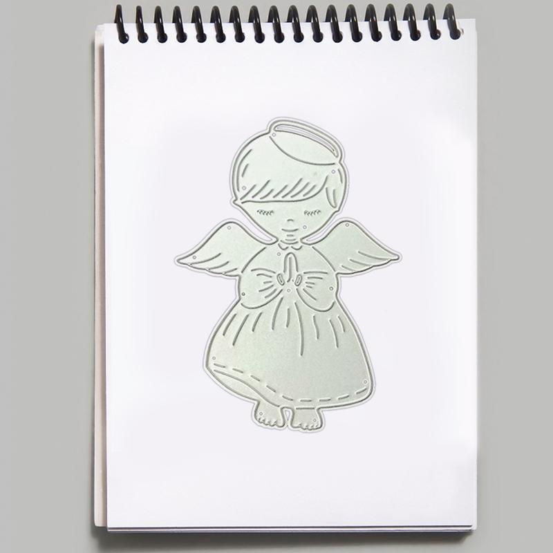 Metal Mold for DIY Supplies Metal Cutting Die Angel Girl Handsize Simple Mold Fine Made DIY Embossing Paper Dies