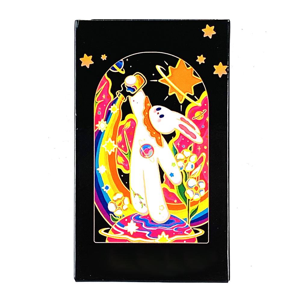 Heißverkaufendes Tarot-Deck Niedliche Cartoon-Karten Großartig für Anfänger, Meditation & Partyspiele, Weihnachts- und Neujahrsgeschenke