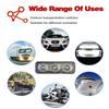 1/2Pcs Car LED DRL LED Daytime Running Light 12V Flash White 6000k Car High Power Day Lights DC Lens With Fog Lamps Waterproof