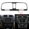 Carbon Fiber Center Console Navigation Frame Trim For Volkswagen VW Golf 6 MK6 GTI 2008-2012 Car Dashboard Screen Cover Sticker Interior Accessory