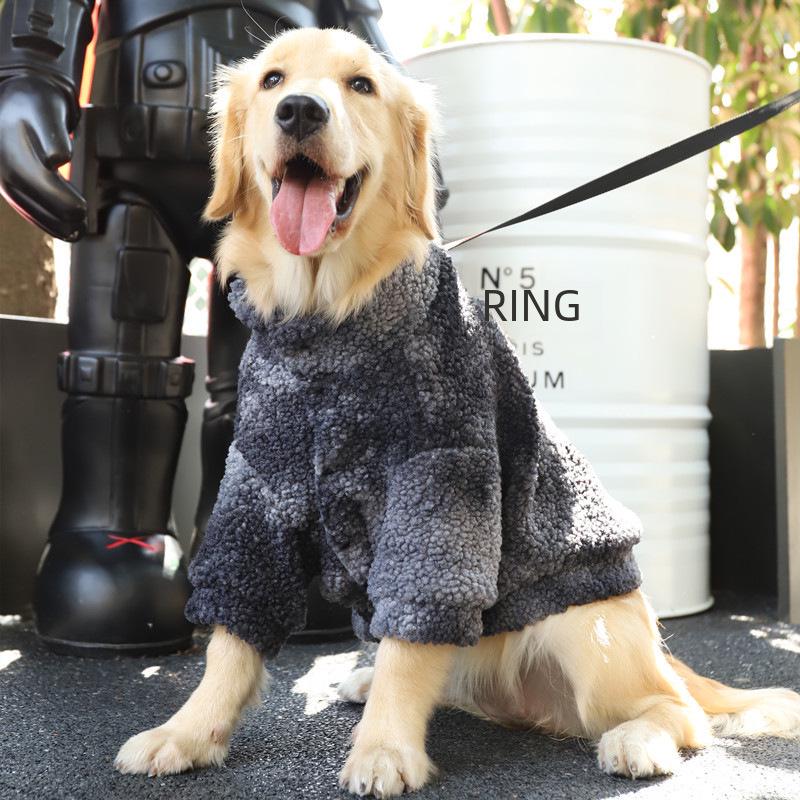 Autumn/Winter Clothing for Large Dogs: Labrador, Samoyed, Golden Retriever, and Border Collie