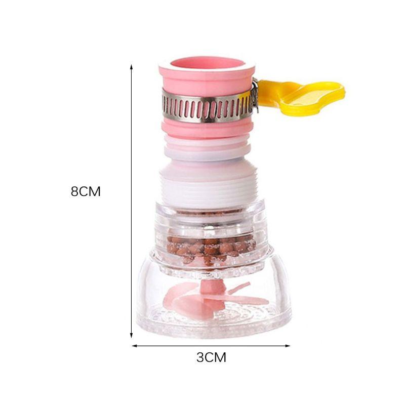 360° Drehbarer Wasserhahn Auslauf Mini Wasserhahn Wasserreiniger Wasserhahn Wasserfilter Küche Spritzwassergeschützter Booster Dusche Wasserfilter Wasserhahnkopf