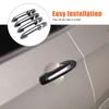 For Cadillac XT4 XT5 XT6 CT4 CT6 ATS CTS XTS ABS Carbon Fiber Exterior Door Handle Protector Exterior Accessories Body Kit