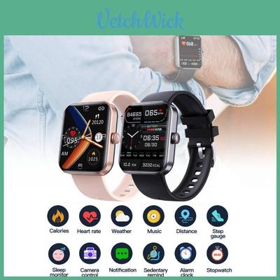 Sleek Fitness Smartwatch For Heart Rate Blood Oxygen And Blood Pressure Monitoring