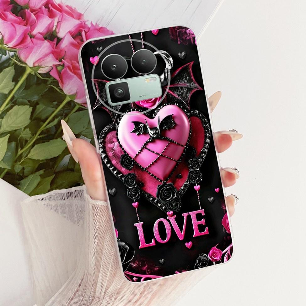 For Realme GT8 Case Cover Cute Cat Fashion Butterfly Luxury Painted Casing For Real me GT8 Bumper