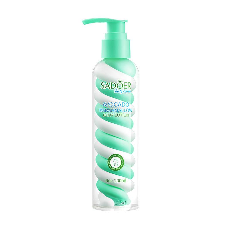 Sadoer 200Ml Niacinamide Marshmallow Beauty Body Lotion, Moisturizing And Nourishing Restores Softness And Delicacy Cream Avocado