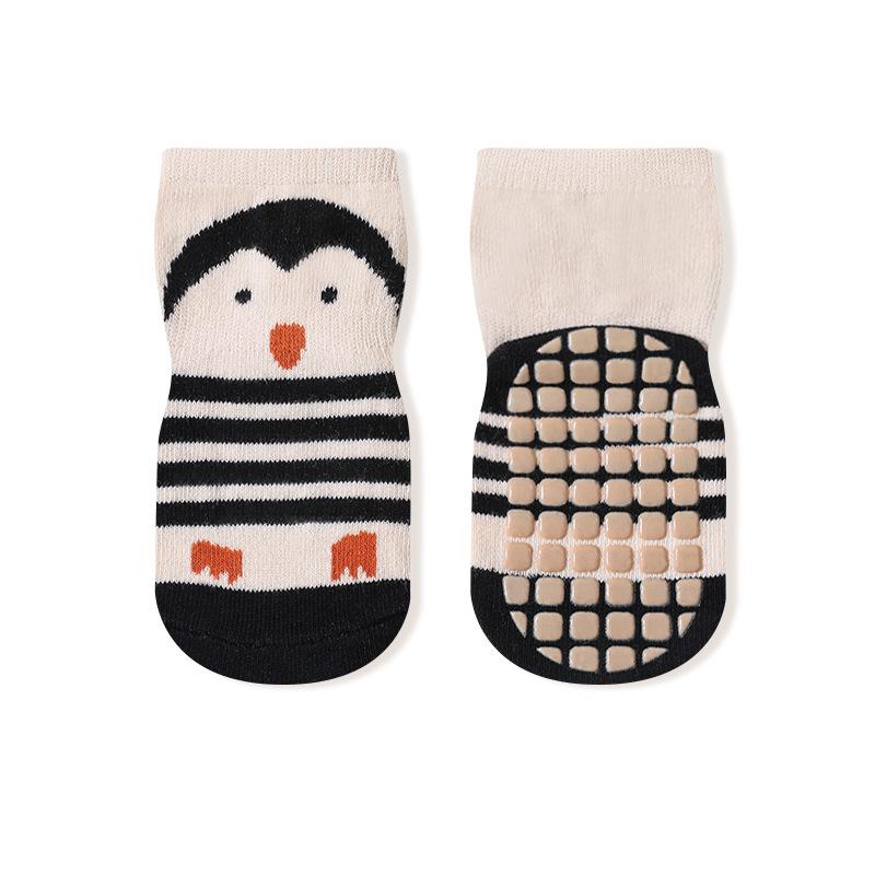 Fashion Baby Floor Socks Cute Animal Design Non-Slip Newborn Floor Socks Soft Cotton Toddler Short Tube Socks For Kids