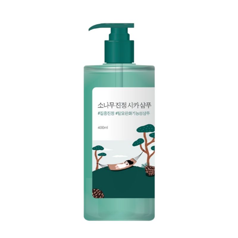 Round Lab Pine Cica Calming Shampoo 400ml – Scalp Soothing & Moisture Balancing Care
