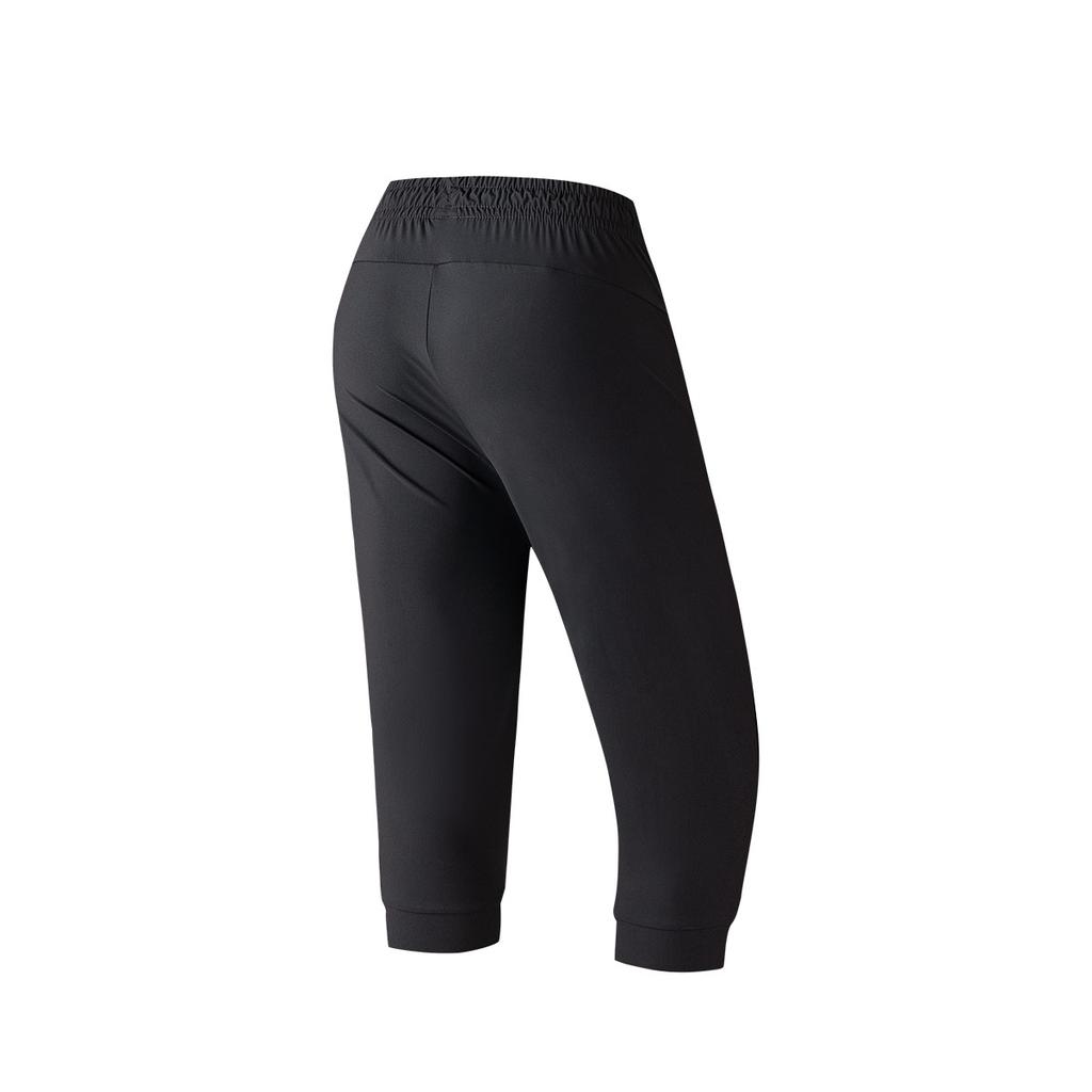Anta Sports Casual Knitted Three-Quarter Shorts Women shorts Black 162527337-1