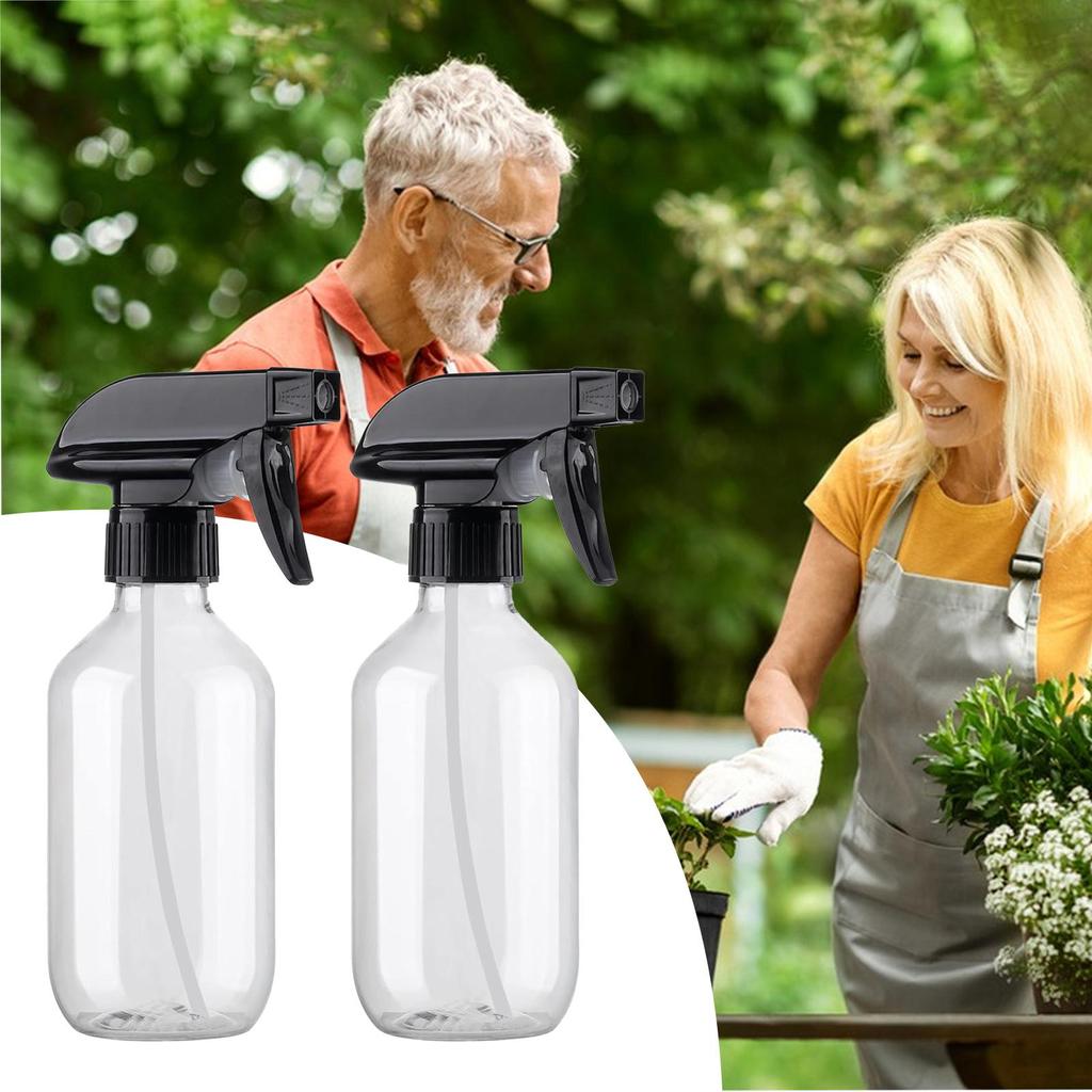 Empty Plastic Spray Bottles 300ml Large Capacity Spray Bottle Sprayer Adjustable Household Sprayer Water Mister Cleaning Tool